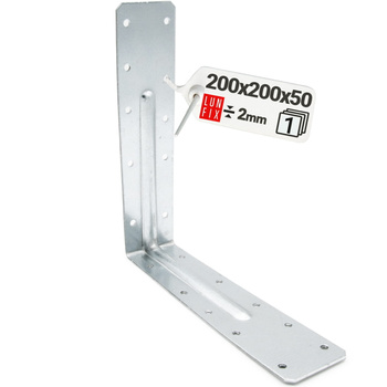 Winkelverbinder Lochplattenwinkel 200x200x50x2