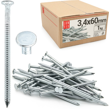 Rillennagel 3,4x60 1kg verzinkter