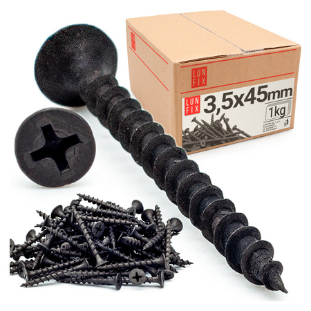 Schnellbauschrauben 3,5 x 45 mm 1Kg 450 Stück