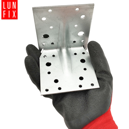 Montagewinkel mit Bolzen 105x105x90x2,5 Zimmerei 10St.