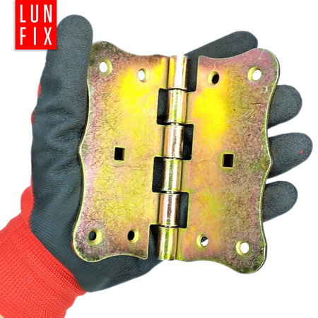 Scharnier Verzinkt Gelb Dekorativ 120x120x2mm