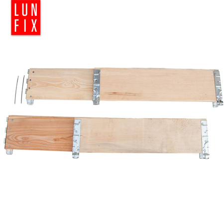 Nadstawka paletowa 120x80x20cm skrzyniopaleta drewniana