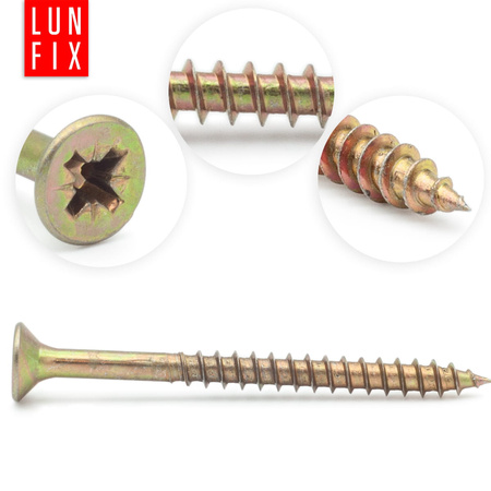 Universalschraube 4,0x70 mm 250 Stück Kreuzschlitz PZ2