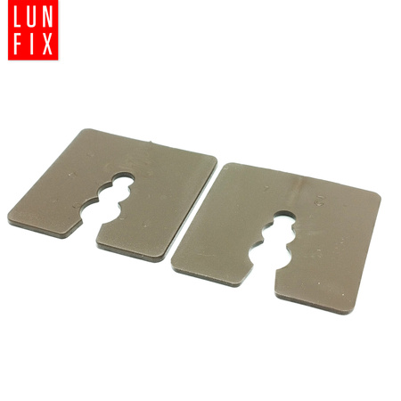 Distanzklötze Unterleger Abstandshalter 2mm 50x50mm 50stk