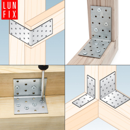 Winkelverbinder 60x60x80x2 1 Stück
