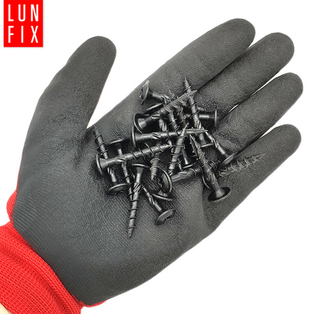 Pfostenschrauben Shwarz 6 x 40mm 6 Stück T40