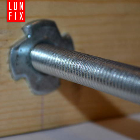 Einschlagmuttern M6 x 9 mm DIN 6930 50 Stück