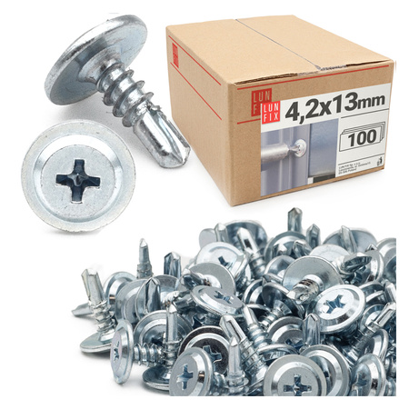 Bohrschrauben 4,2 x 13 mm 100 Stk.