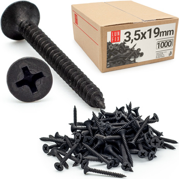 Schnellbauschrauben 3,5 x 19 mm 1000 Stück