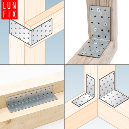 Winkelverbinder 40x40x200x2 1 Stück