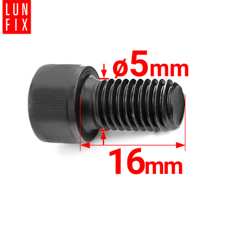 Zylinderkopfschrauben mit Innensechskant M5 16mm Shwarz Verzinkt DIN 912 Festigkeitsklasse 8.8 1 kg.