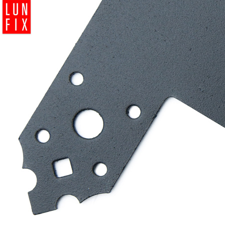 Flachverbinder T - Form Schwarz 170x140x40x2,5mm