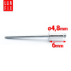 Aluminium Blindnieten DIN7337 4,8x6 mm 1kg Silber