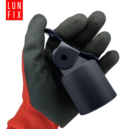 Querstrebenhalter zur Zaunpfosten Graphit Ral 7016 inkl. 2 Schrauben