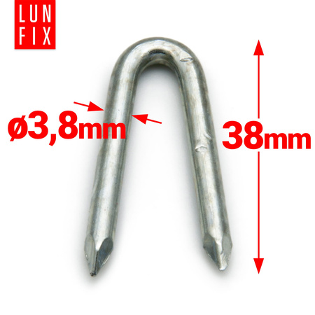 Krampen 3,8x38 1 kg (ca.160 Stk.)