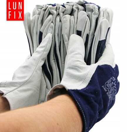 Textile Arbeitshandschuhe mit Ziegenleder Größe 11 XXL