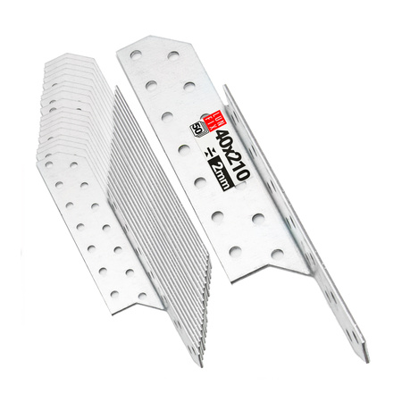 Sparrenpfettenanker 40x210mm Rechts 50er Set