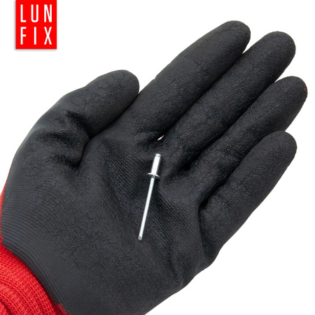 Aluminium Blindnieten DIN7337 3x12 mm 50 Stück Silber