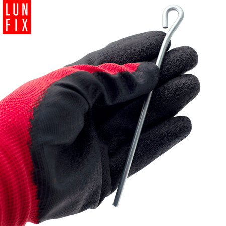 50 x 250 mm Befestigungsdraht mit Öse für Ankerschnellabhänger 4mm