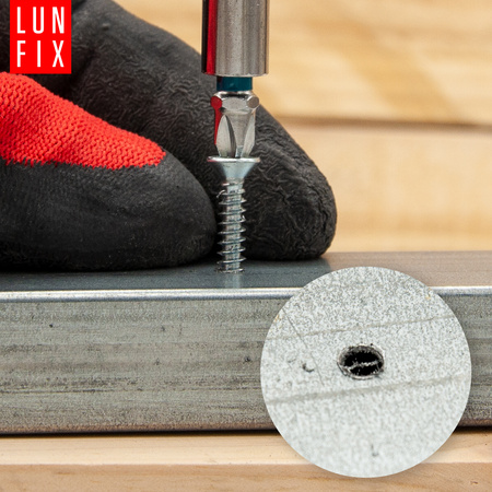 Blechschrauben mit Senkkopf 4,2 x 32 mm 500 Stück DIN7504