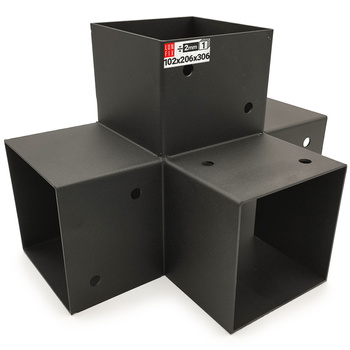 Pfostenverbinder Holzverbinder Pergola 4 balken 100x100mm