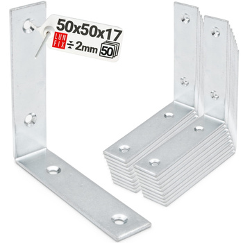 Stuhlwinkel Konstruktionswinkel 50x50x17x2 mm  50 Stück