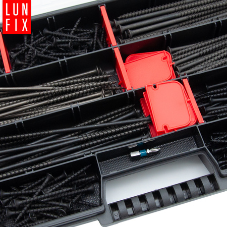 280 stück Sortiment Satz Schnellbauschrauben inkl. bit PH2