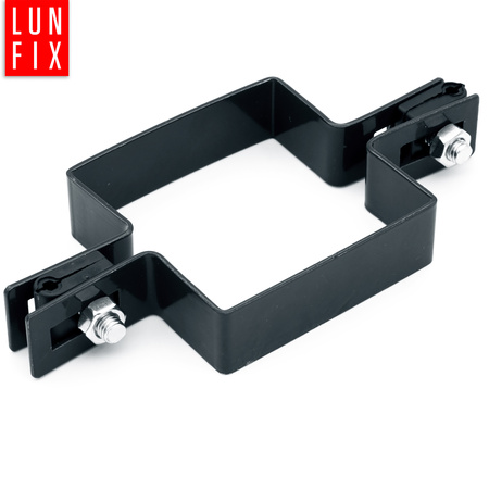 Mittelschelle Vierkant für 50x50 mm Pfosten Graphit