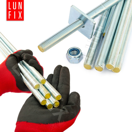 Gewindestange M12 x 1000 mm 10 Stück | Festigkeitsklasse 8.8 DIN 975