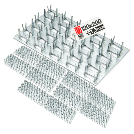 Nagelplatte 200x120x1,3mm Flachverbinder 10 Stk