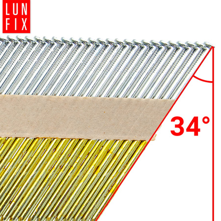 34° Grad Ringschaftnägel 3,1 x 90 mm Packung 2000