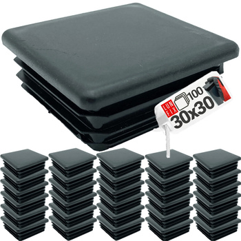 Lamellenstopfen für 30x30 mm Pfosten 10 Stück