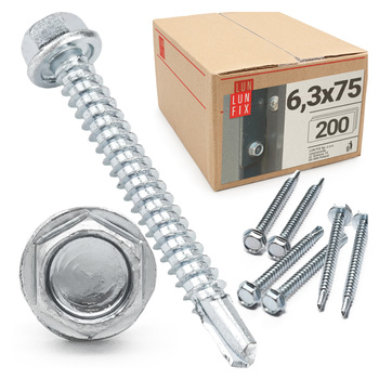 Bohrschrauben 6,3x75 200stk.