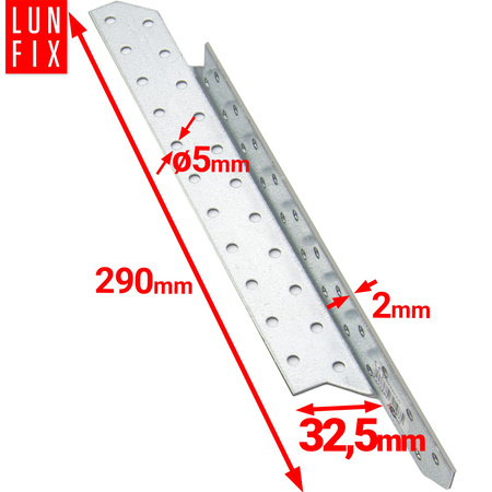 Sparrenpfettenanker 32x290mm Rechts 50er Set