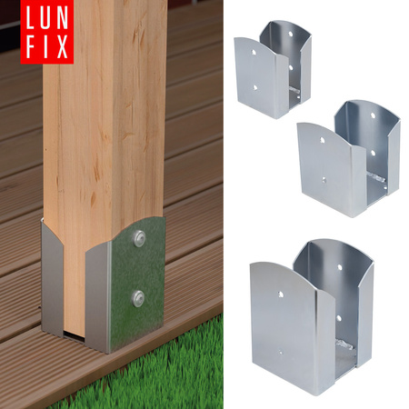 Montage Satz: Pfostenboden 120 + Shchrauben