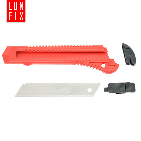 Nóż z ostrzem łamanym tapeciak 18mm 10szt.