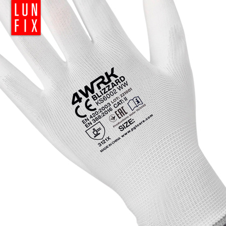 Nylon & Polyurethan Arbeitshandschuhe, Größe 8 M