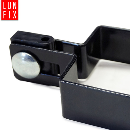 Endschelle Vierkant für 50x50 mm Pfosten Graphit