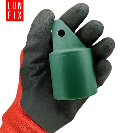 Strebenkappe zur Befestigung Grün für 42 mm Pfosten