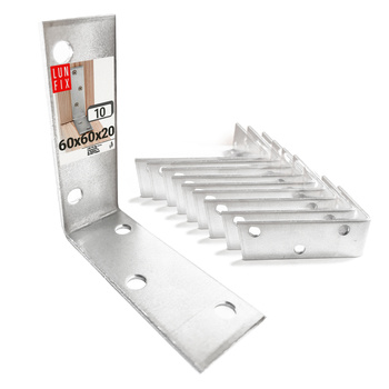 Stuhlwinkel Konstruktionswinkel 60x60x20x2 mm 10 Stück