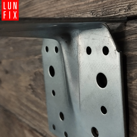 Montagewinkel mit Bolzen 105x105x90x2,5 Zimmerei 1St.