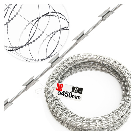 Klingendraht Natodraht 450mm 8m