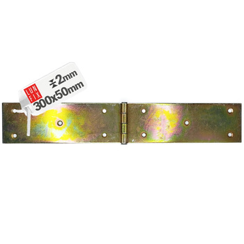 Scharnier Klappbar verzinkt 300x50x2mm