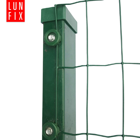 Unterlegscheiben  Montageplatte Halter für Gitterzäune Grün 10er Set