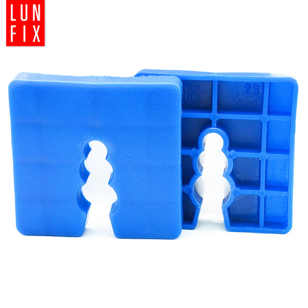 Distanzklötze Unterleger Abstandshalter 8mm 50x50mm 50stk