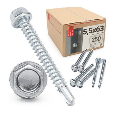 Bohrschrauben 5,5x63 250stk.