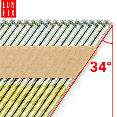 34° Grad Ringschaftnägel 3,1 x 75 mm Packung 2000