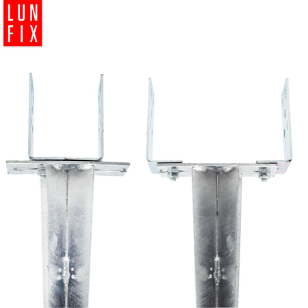 Montage Satz: Pfostenträger Verstellbar + Schrauben