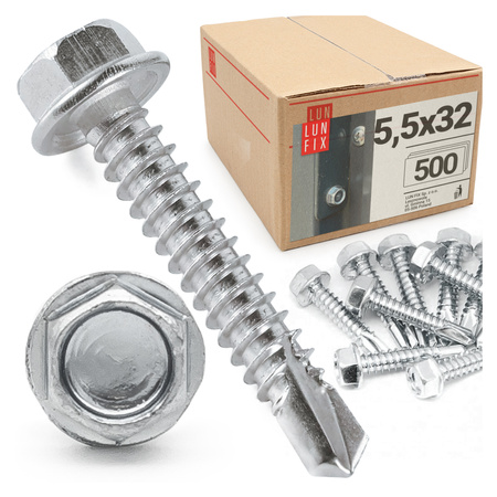 Bohrschrauben 5,5x32 500stk.