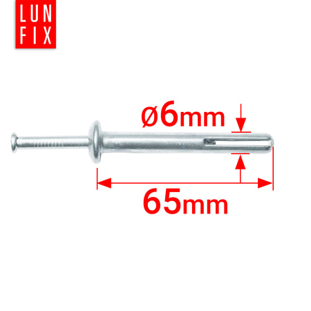 Stahl Betonanker 6x65 10ks.